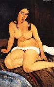 Amedeo Modigliani Draped Nude oil painting reproduction